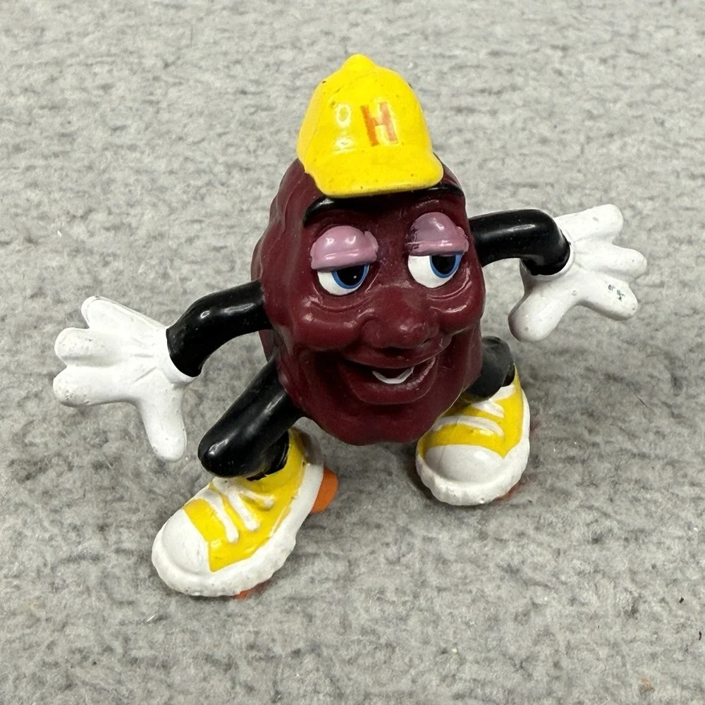 VTG 80s California Raisins Figures Lot of 6 Applause 1988 PVC Musician Surfer